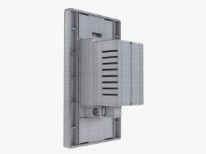 Double Outlet With USB Ports US 3D Model