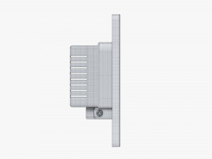 Double Outlet With USB Ports US 3D Model