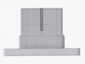 Double Outlet With USB Ports US 3D Model