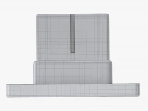 Double Outlet With USB Ports US 3D Model