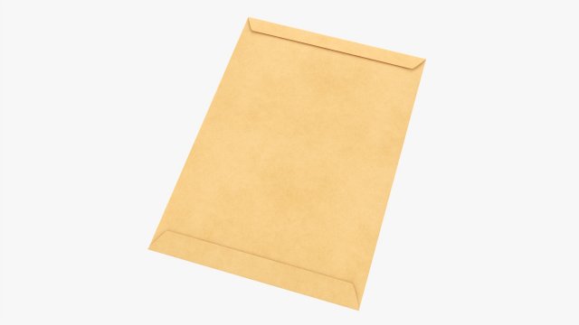 Envelope Mockup 01 3D-Modell .c4d .max .obj .3ds .fbx .stl .blend 
