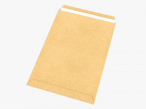 Envelope Mockup 01 Open 3D Model