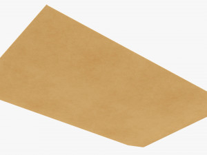 Envelope Mockup 01 Open 3D Model