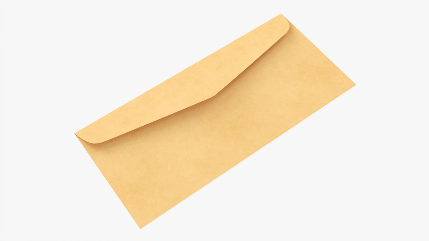 Envelope Mockup 02 3D Model .c4d .max .obj .3ds .fbx .stl .blend 