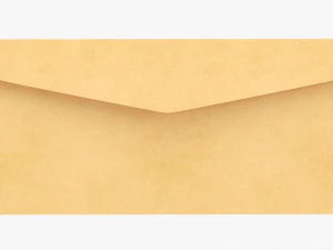 Envelope Mockup 02 3D Model