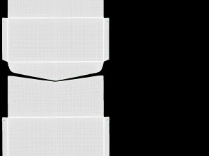 Envelope Mockup 02 3D Model