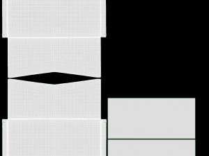 Umschlagmodell 02 ge&ouml;ffnet 3D Modell
