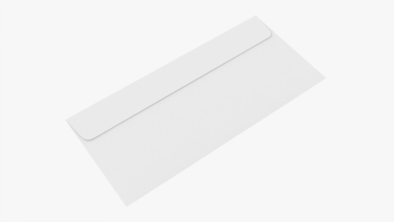 Envelope Mockup 03 3D Model .c4d .max .obj .3ds .fbx .stl .blend 