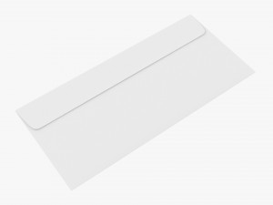 Envelope Mockup 03 3D Model