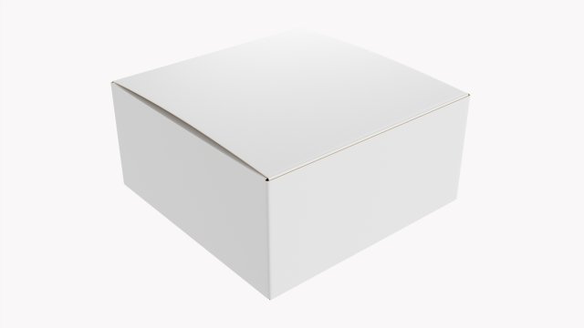 Gift Box Paper 04 3D Model .c4d .max .obj .3ds .fbx .stl .blend 