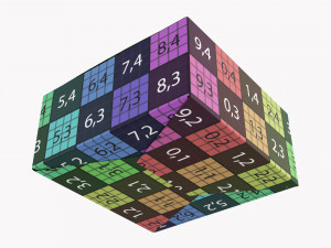 Gift Box Paper 04 3D Model