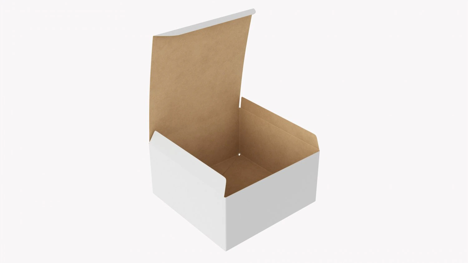 Gift Box Paper 04 Opened 3D Model .c4d .max .obj .3ds .fbx .stl .blend 