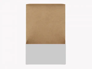 Gift Box Paper 04 Opened 3D Model