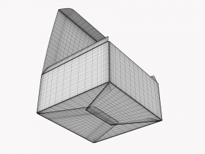 Gift Box Paper 04 Opened 3D मॉडल