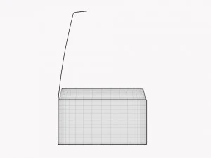 Gift Box Paper 04 Opened 3D Model