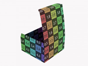 Gift Box Paper 04 Opened 3D मॉडल