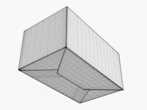 Gift Box Paper 05 3D Model