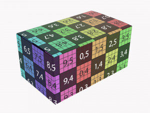 Gift Box Paper 05 3D Модель