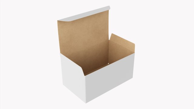 Gift Box Paper 05 Opened 3D मॉडल .c4d .max .obj .3ds .fbx .stl .blend 