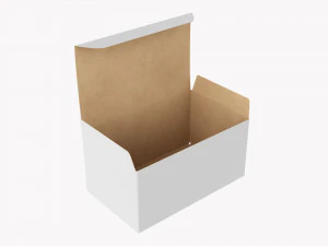 Kertas Kotak Hadiah 05 Dibuka Model 3D