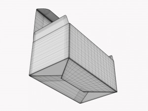 Gift Box Paper 05 Opened 3D मॉडल
