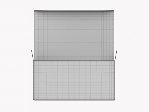 Gift Box Paper 05 Opened 3D मॉडल