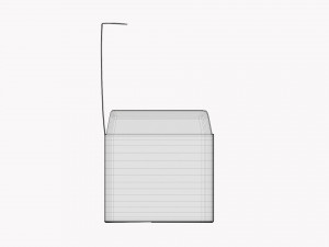 Gift Box Paper 05 Opened 3D मॉडल