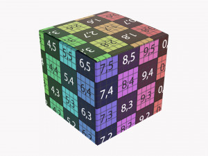 Gift Box Paper 06 3D Model