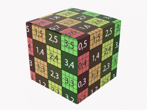 Gift Box Paper 06 3D Model