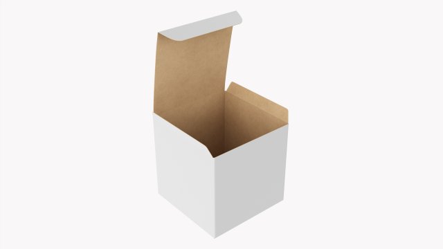 Gift Box Paper 06 Opened 3D मॉडल .c4d .max .obj .3ds .fbx .stl .blend 