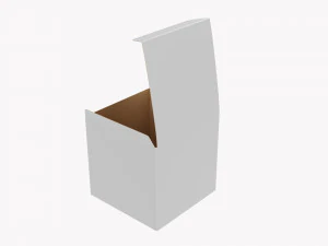 Hediye Kutusu Kağıdı 06 A&ccedil;ıldı 3D Model