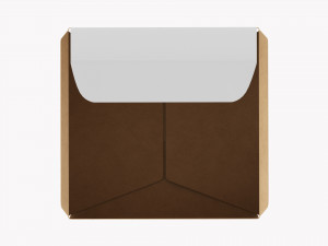 Gift Box Paper 06 Opened 3D मॉडल
