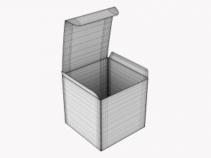 Gift Box Paper 06 Opened 3D मॉडल