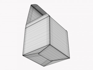 Gift Box Paper 06 Opened 3D मॉडल