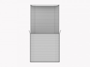 Gift Box Paper 06 Opened 3D मॉडल