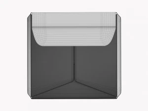 Hediye Kutusu Kağıdı 06 A&ccedil;ıldı 3D Model