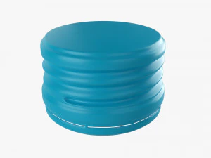 Glass Soda Soft Drink Water Bottle 02 3D Model