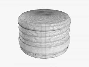 Glass Soda Soft Drink Water Bottle 02 3D Model