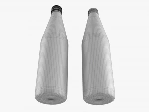 Glass Soda Soft Drink Water Bottle 09 3D Model