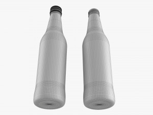 Glass Soda Soft Drink Water Bottle 10 3D Модель