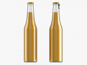 Glass Soda Soft Drink Water Bottle 11 Model 3D