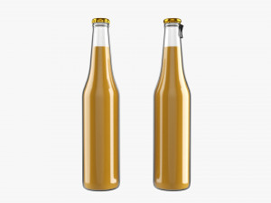 Glass Soda Soft Drink Water Bottle 11 Model 3D