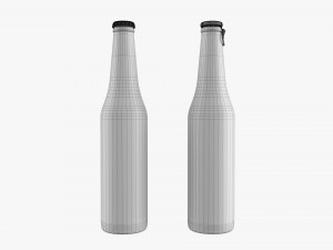 Glass Soda Soft Drink Water Bottle 11 Model 3D