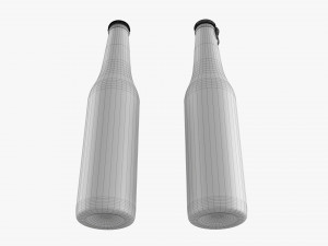 Glass Soda Soft Drink Water Bottle 11 Model 3D