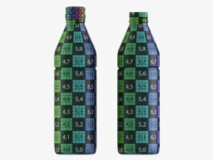 Glass Soda Soft Drink Water Bottle 13 3D 模型