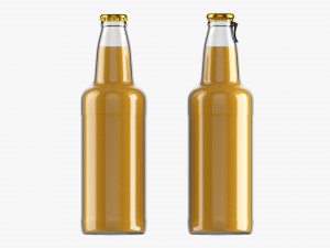 Glass Soda Soft Drink Water Bottle 15 3D Model