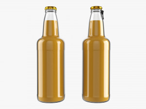Glass Soda Soft Drink Water Bottle 15 Model 3D