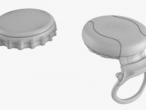 Glass Soda Soft Drink Water Bottle 15 Model 3D