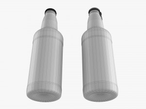 Glass Soda Soft Drink Water Bottle 15 Model 3D