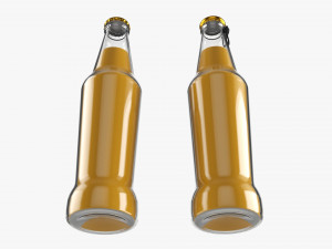 Glass Soda Soft Drink Water Bottle 18 Model 3D
